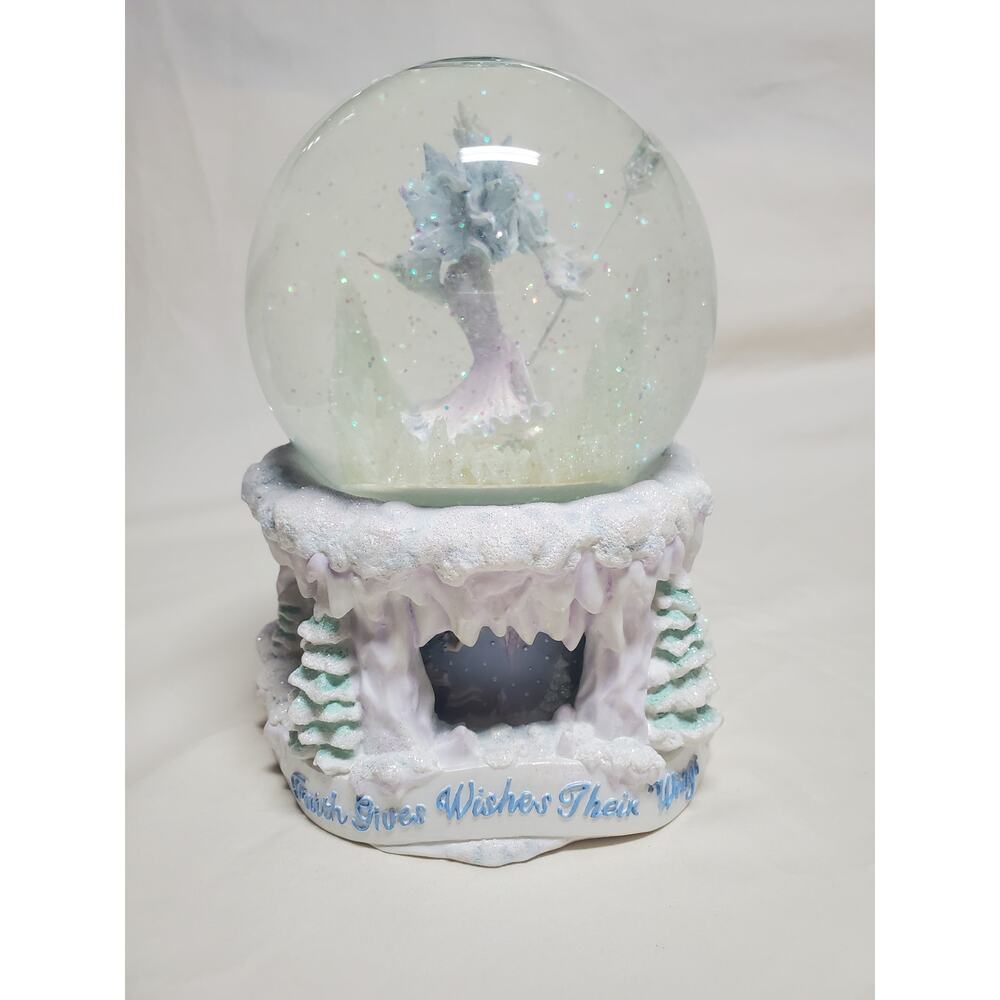 The San Francisco Music Box Company Winter Fairy Globe Music Box in Box - Picture 4 of 8